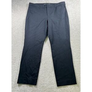 Old Navy Pixie Skinny Pants Womens 16 Black High Rise Stretch‎ Office Casual